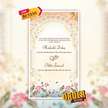 Engagement Invitation Video | Ring Ceremony Video Invitation | AI-1530