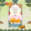 Sikh Wedding Invitation Video | Floral Radiance | AI-1352
