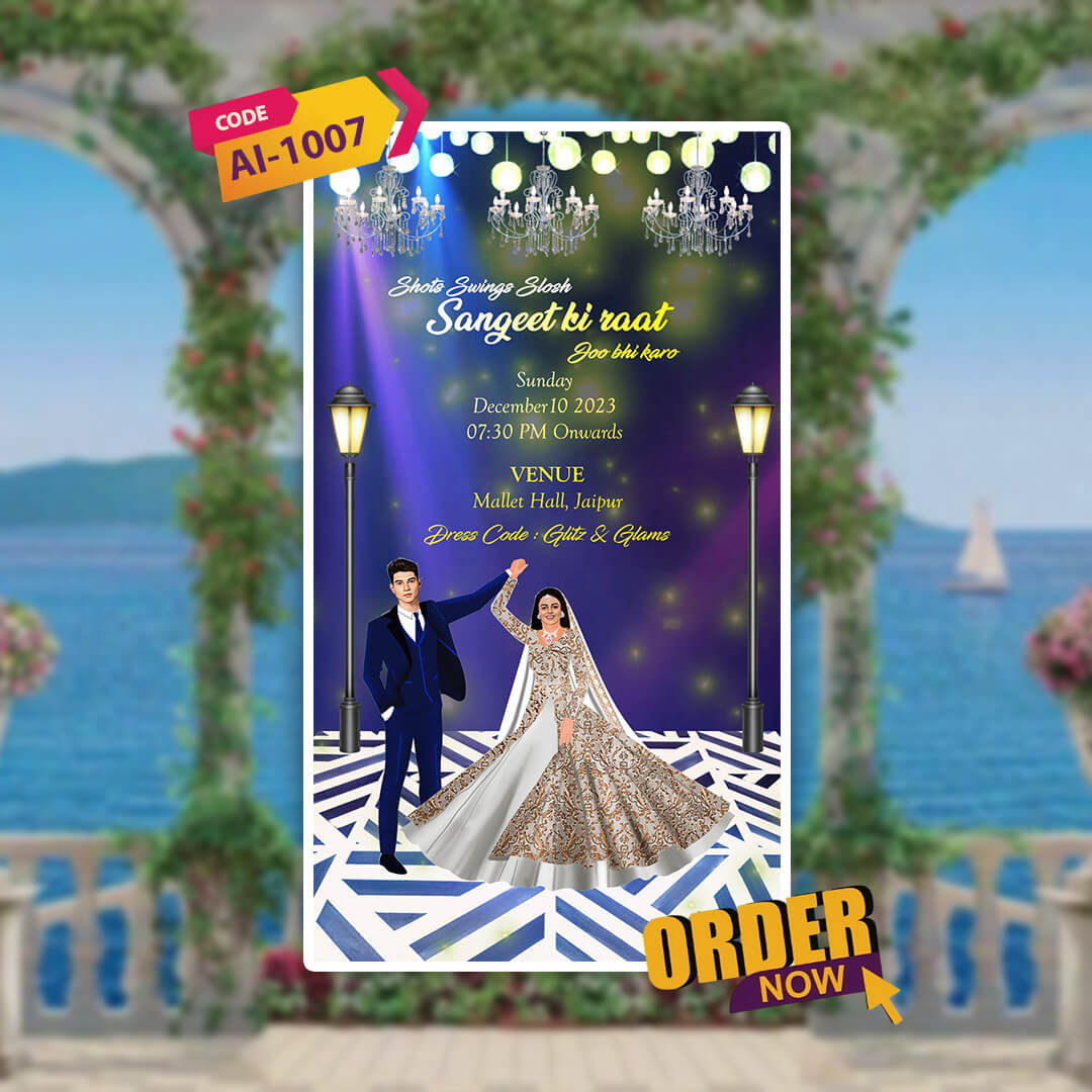 Wedding Video Invitation | Shadi Invitation | AI-1007