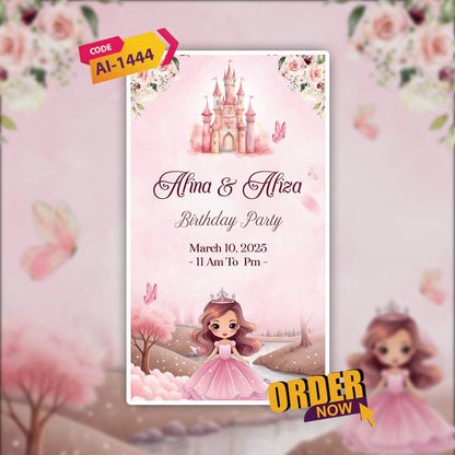 Birthday Invitation Video | Sweet Style | AI-1444