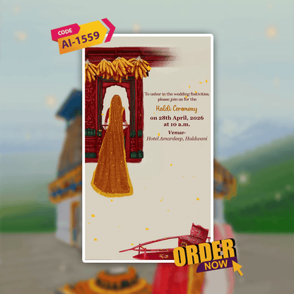 Uttarakhandi Wedding Invitation Video | AI-1559