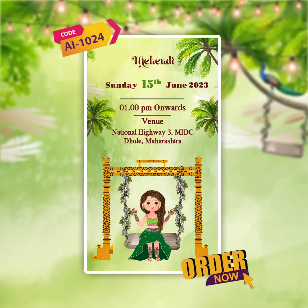 Wedding Video Invitation |  Luxurious Theme | AI-1024