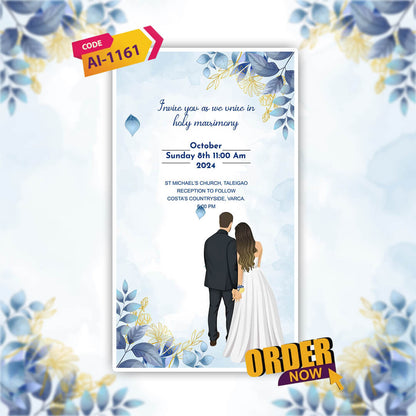 Christian Wedding Invitation Video | Traditional | AI-1161