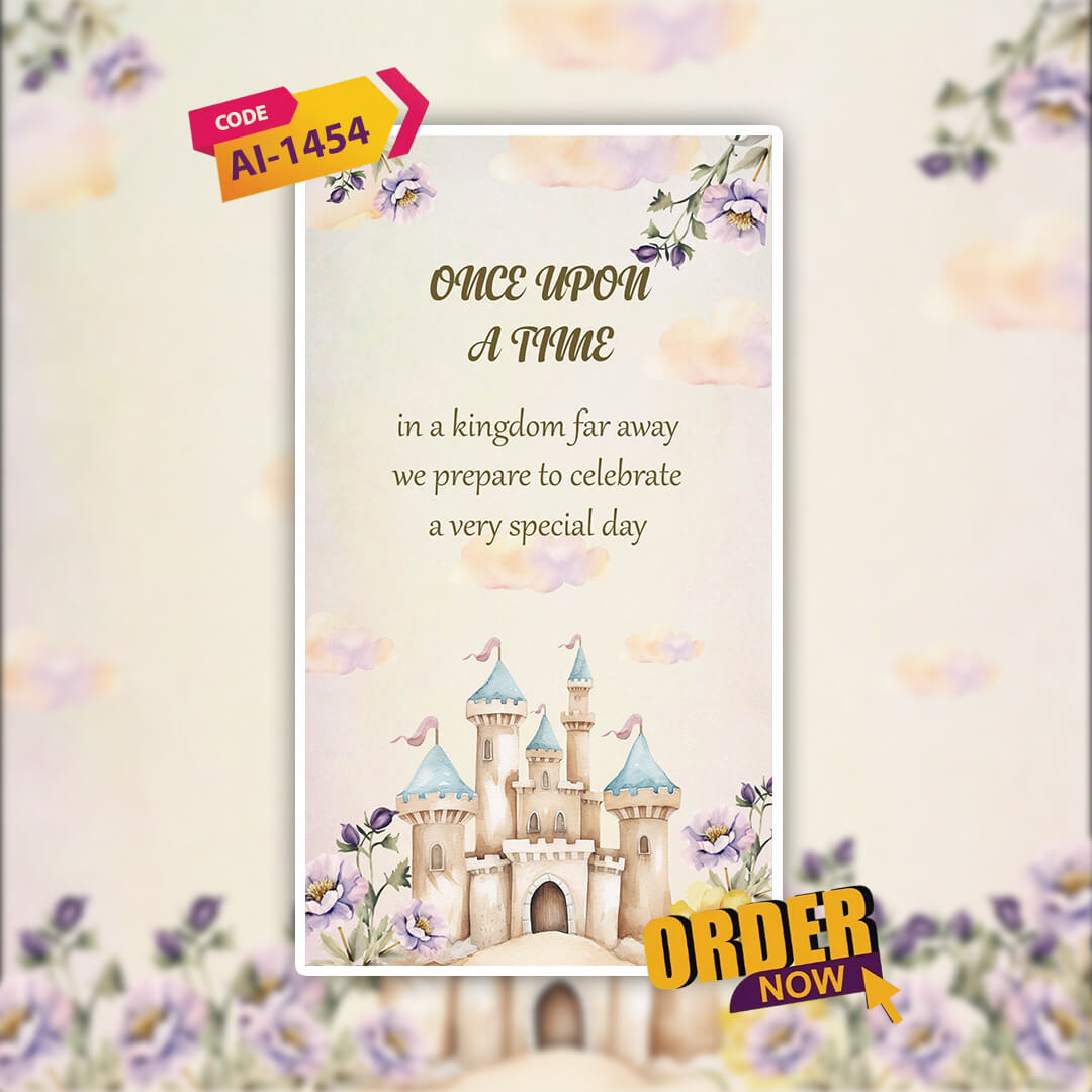 Birthday Invitation Video | Elegant Invitation | AI-1454