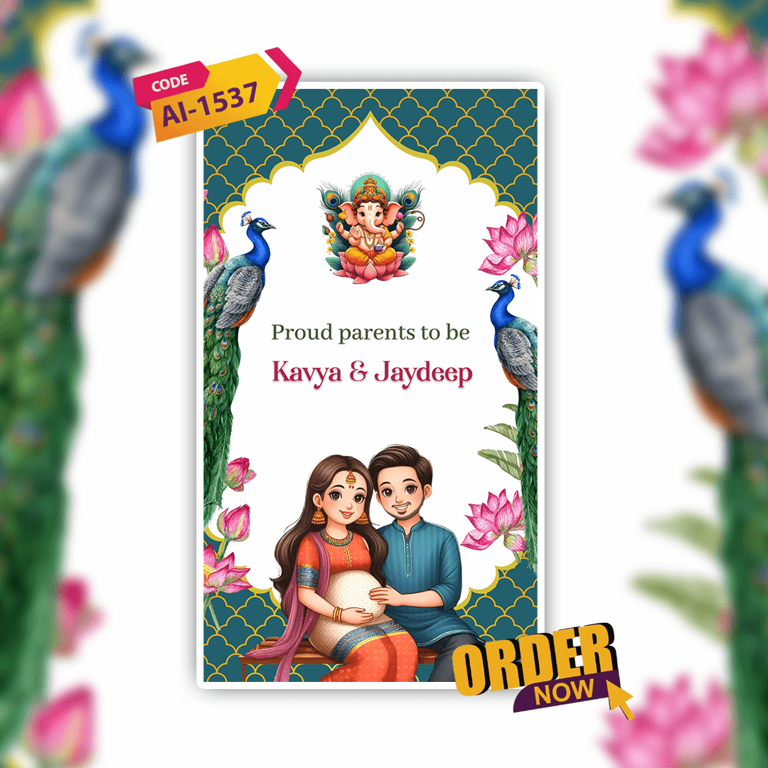 Baby Shower Invitation Video | Digital Video Invitation | AI-1537
