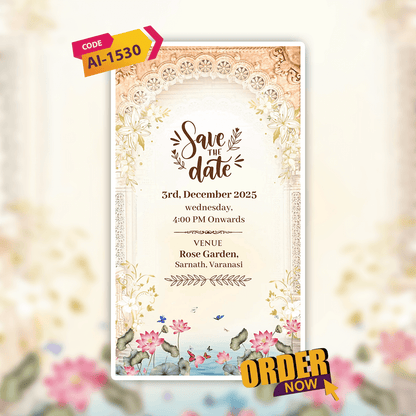 Engagement Invitation Video | Ring Ceremony Video Invitation | AI-1530
