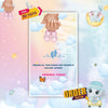 Baby Birth Announcement Invitation Video | Divine Baby theme | AI-1070