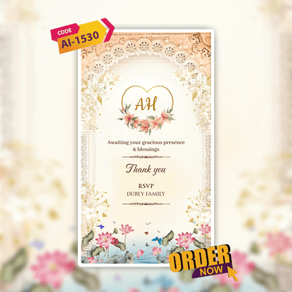 Engagement Invitation Video | Ring Ceremony Video Invitation | AI-1530