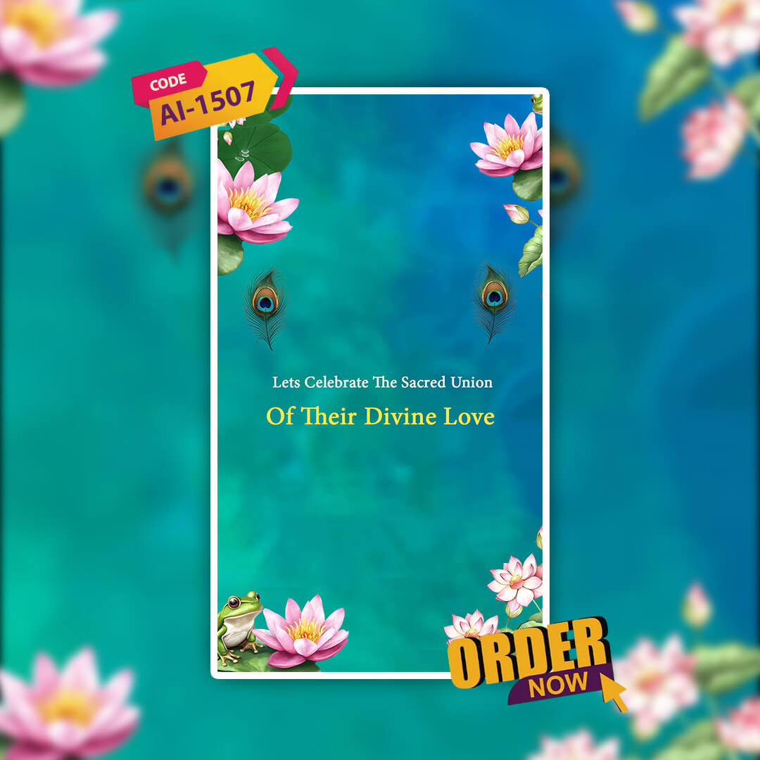 Digital Wedding Invitation Video | Amazing |  AI-1507