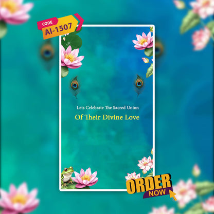 Digital Wedding Invitation Video | Amazing |  AI-1507