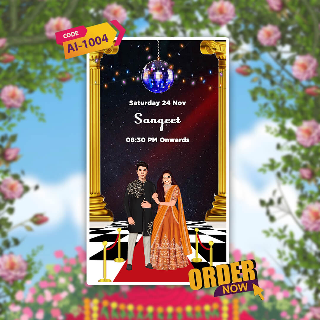 Wedding Video Invitation | Classical Theme | AI-1004
