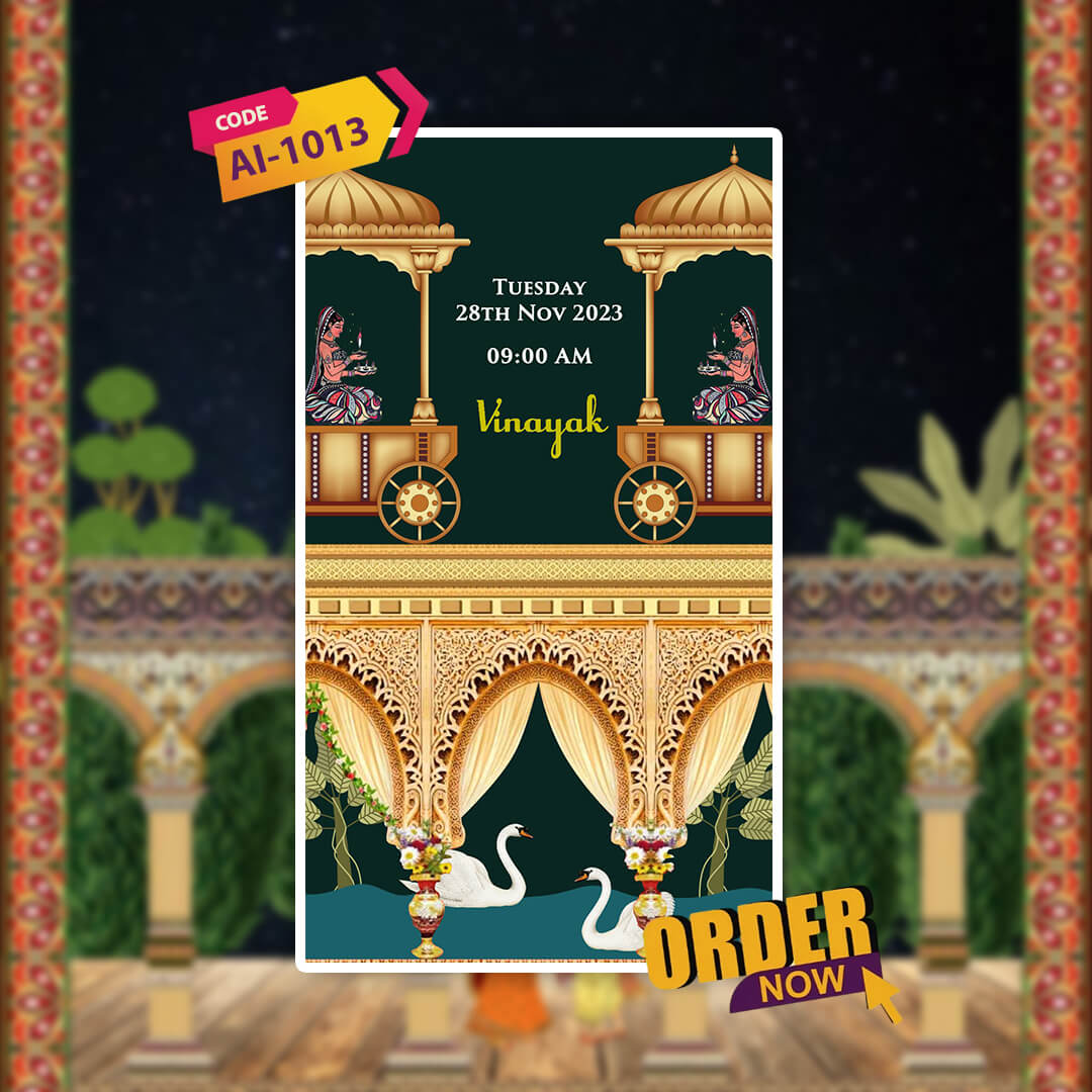Wedding Video Invitation | animated | AI-1013