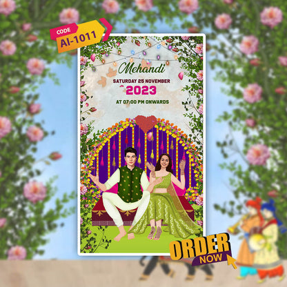 Wedding Video Invitation | Custom Wedding Video| AI-1011