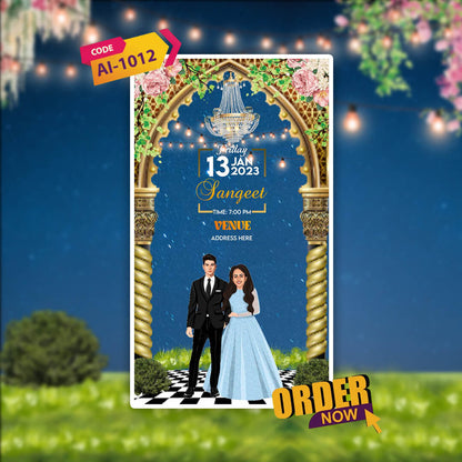 Wedding Video Invitation | Nikah, Shaadi & Reception| AI-1012