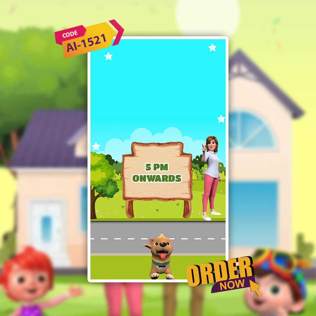 Cocomelon Theme Birthday Invitation Video | AI-1521
