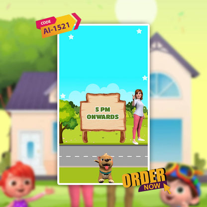 Cocomelon Theme Birthday Invitation Video | AI-1521