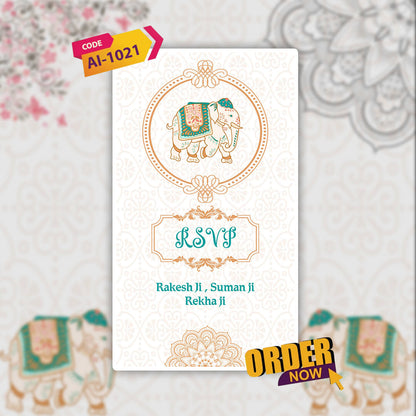 Wedding Video Invitation | Elegant Styled Text | AI-1021