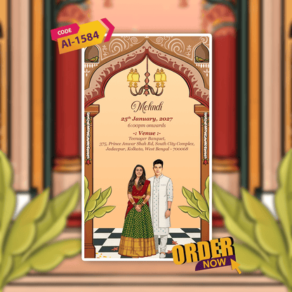 Bengali Wedding Invitation Video | Digital Video Invitation | AI-1584
