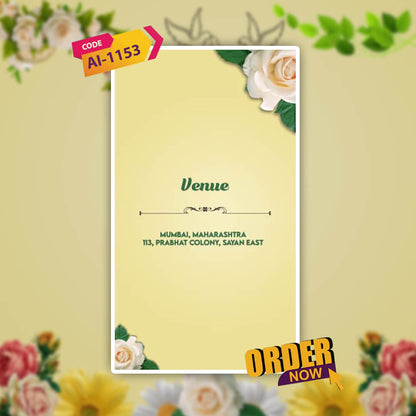 Engagement & Ring Ceremony Video Invitation | Cheerful | AI-1153