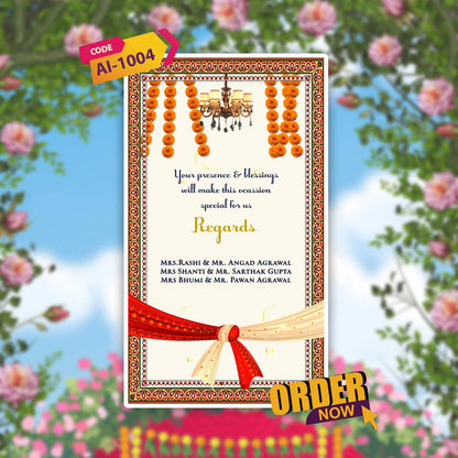 Wedding Video Invitation | Classical Theme | AI-1004