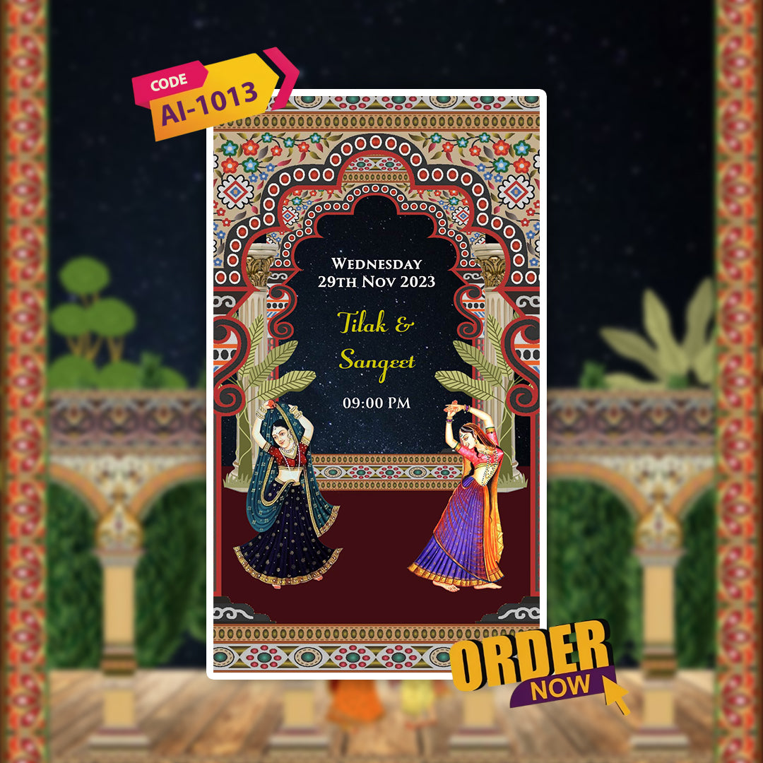 Wedding Video Invitation | animated | AI-1013