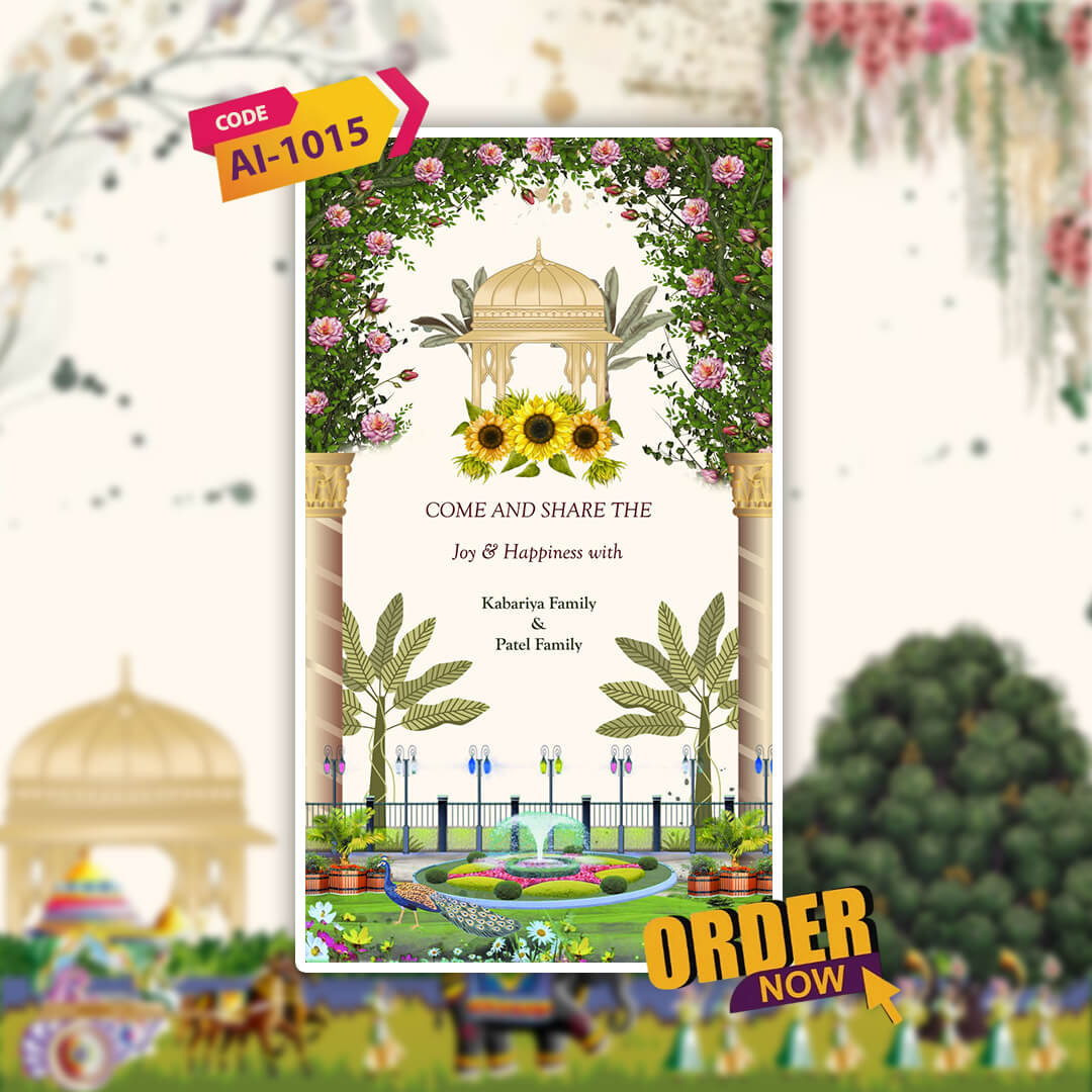 Wedding Video Invitation | Royal Invitation | AI-1015
