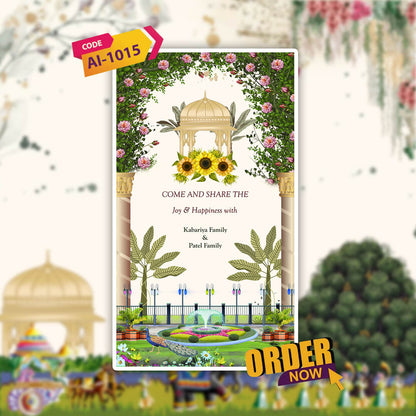 Wedding Video Invitation | Royal Invitation | AI-1015