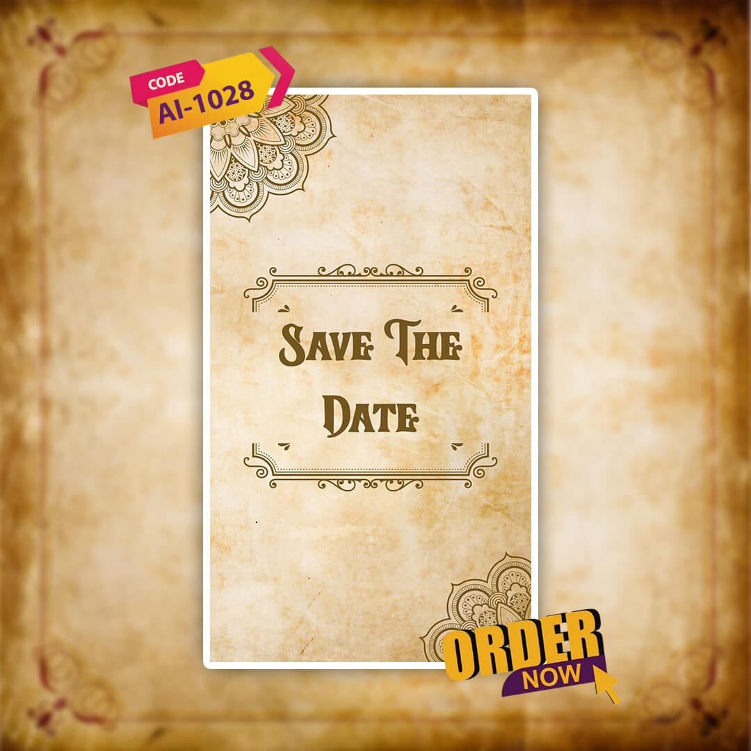 Wedding Video Invitation | Classis | AI-1028