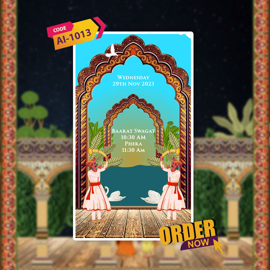 Wedding Video Invitation | animated | AI-1013