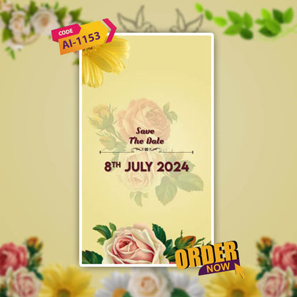 Engagement & Ring Ceremony Video Invitation | Cheerful | AI-1153