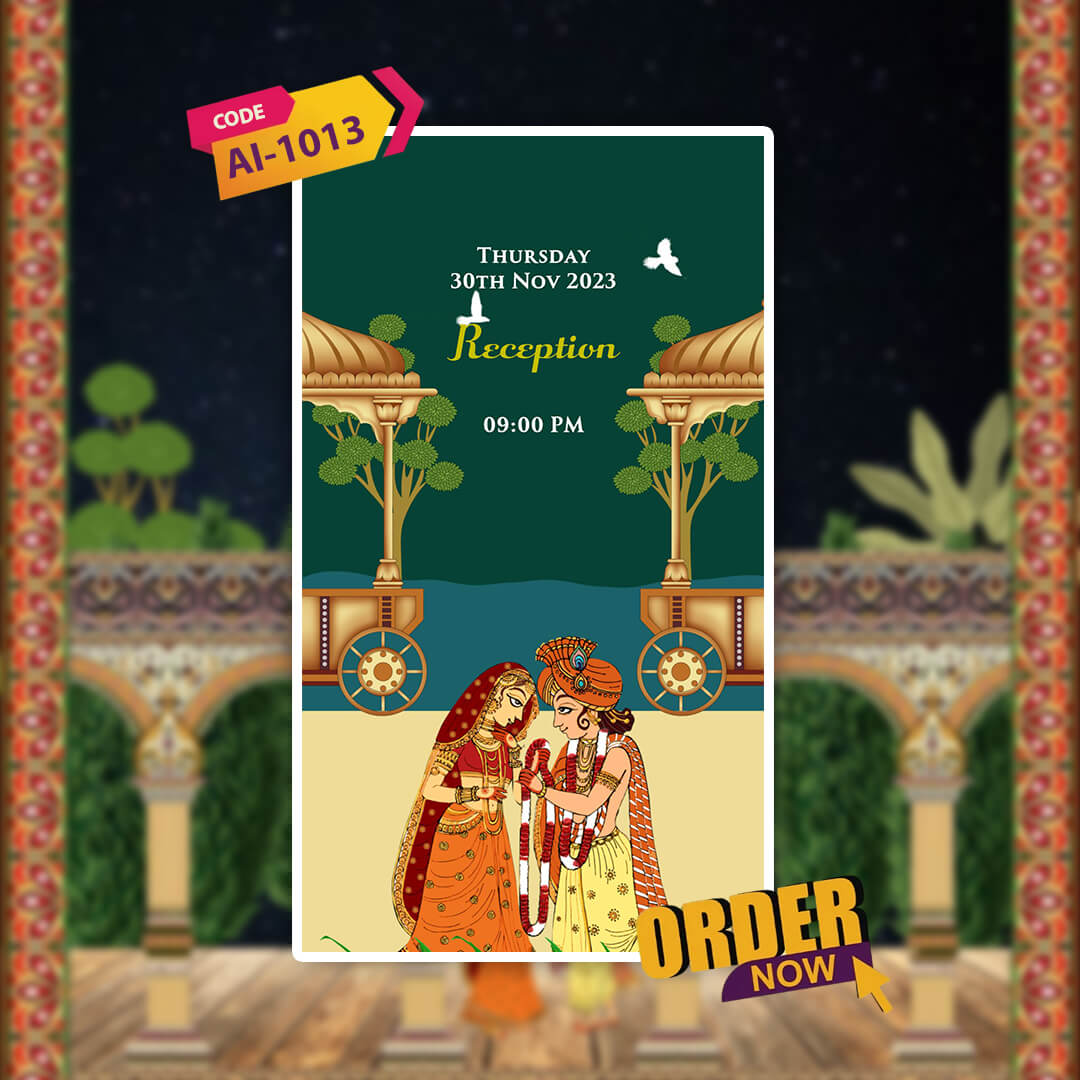Wedding Video Invitation | animated | AI-1013
