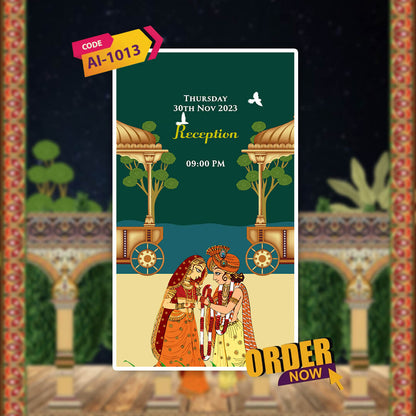 Wedding Video Invitation | animated | AI-1013