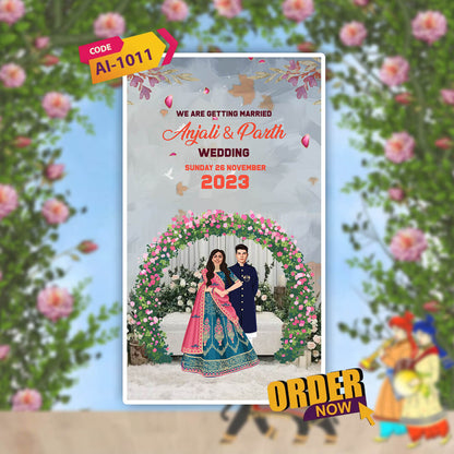 Wedding Video Invitation | Custom Wedding Video| AI-1011
