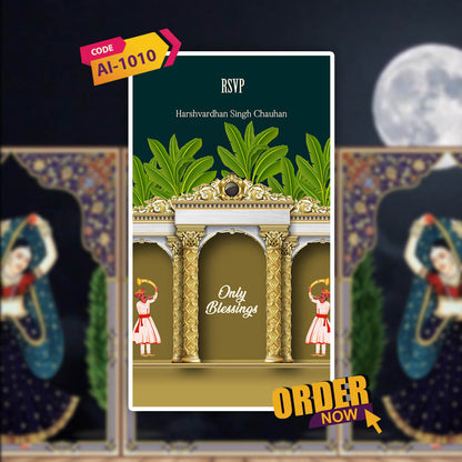 Wedding Video Invitation | Cultural Scenes | AI-1010