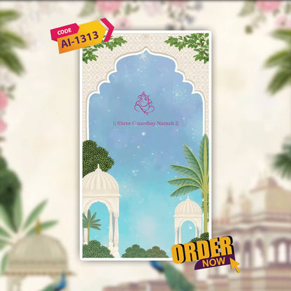 Digital Wedding Invitation Video | Vivah Invitation | AI-1313