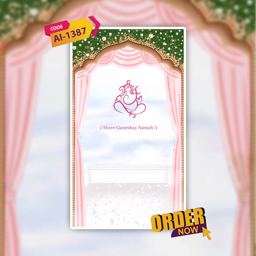 Save The Date Invitation Video & Days to Go Invites | Romantic Traditional | AI-1387