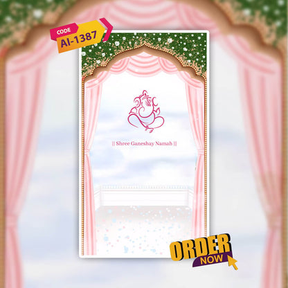 Save The Date Invitation Video & Days to Go Invites | Romantic Traditional | AI-1387