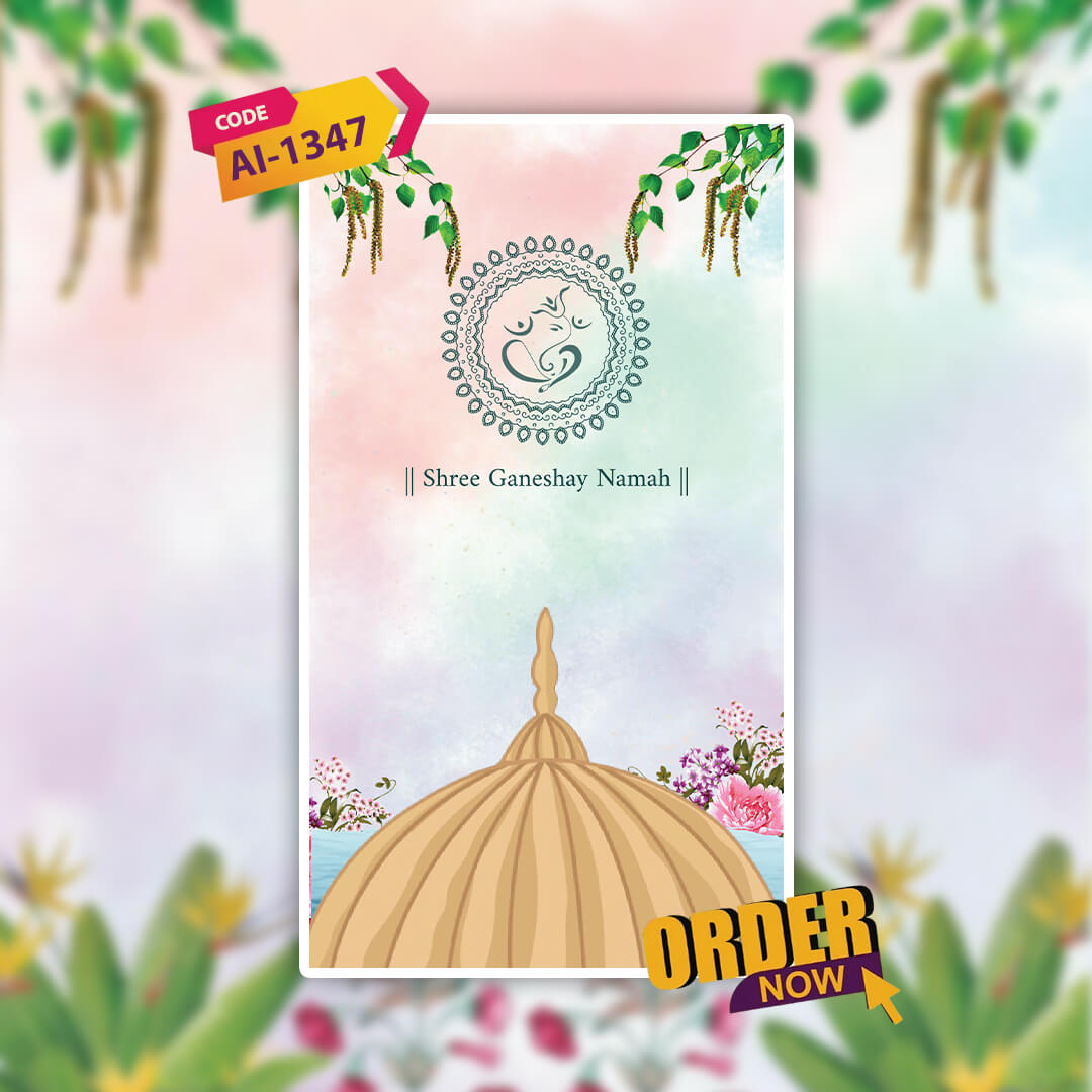 Digital Wedding Invitation Video | Mystical & Elegant | AI-1347