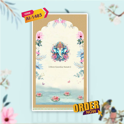 Digital Wedding Invitation Video | Romantic Animated Invite| AI-1485
