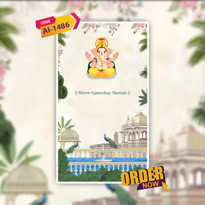 Digital Wedding Invitation Video | Vibrant Animated Invite| AI-1486