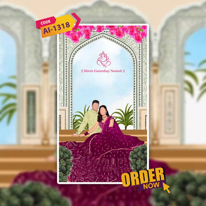 Save The Date Invitation Video & Days to Go Invites | Stylish | AI-1318