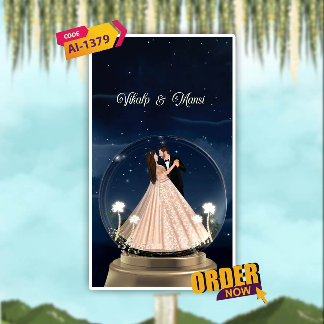 Save The Date Invitation Video & Days to Go Invites | Classic | AI-1379