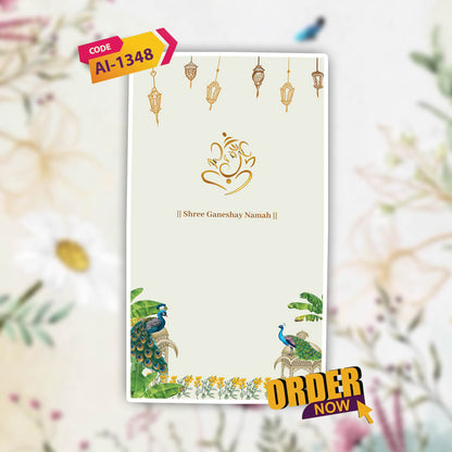 Digital Wedding Invitation Video | Bold Regal Theme | AI-1348