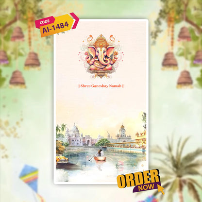 Digital Wedding Invitation Video | Elegant ambiance |AI-1484