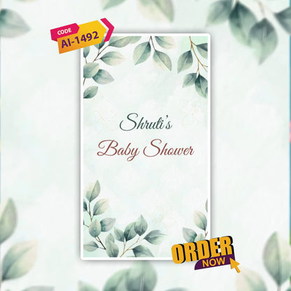 Baby Shower Invitation Video | Whimsical & Elegant | AI-1492
