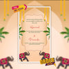 Marathi Wedding Invitation Video | Heritage-inspired Look| AI-1250