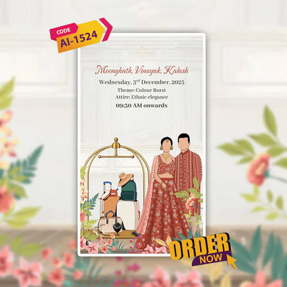 Wardrobe Planner Invitation Video | AI-1524