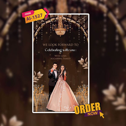 Roka Ceremony Invitation Video | Video Invitation | AI-1527