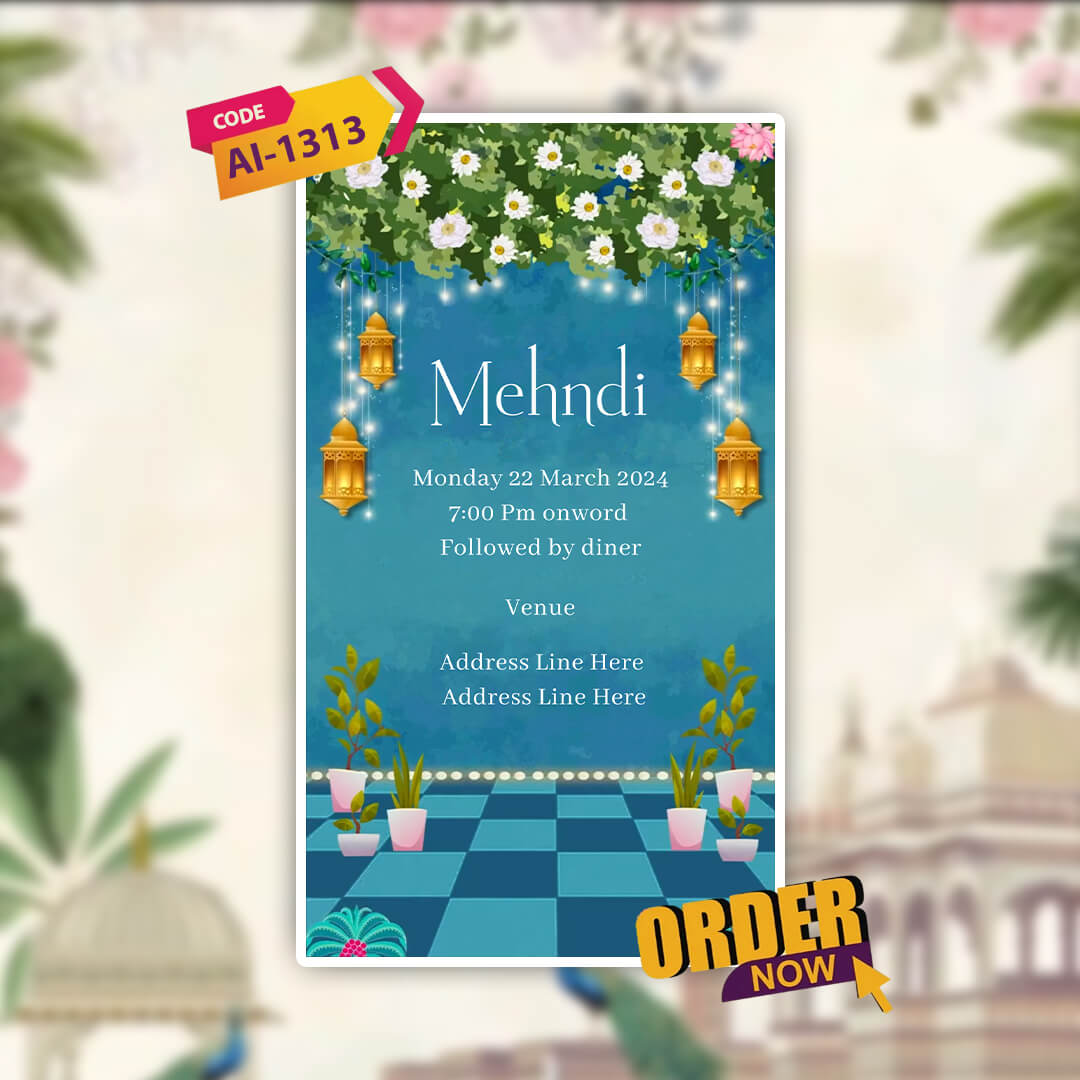 Digital Wedding Invitation Video | Vivah Invitation | AI-1313