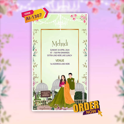 Digital Wedding Invitation Video | Special Theme | AI-1307
